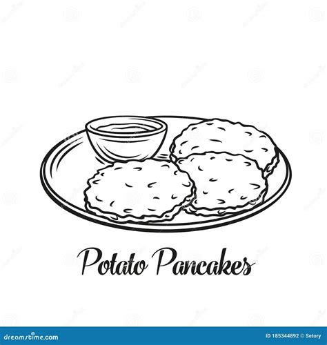 Potato Pancake Drawing