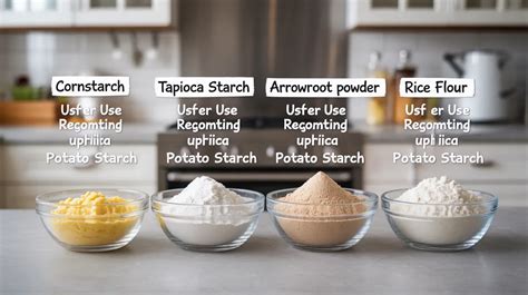 Potato Starch Arrowroot Substitution