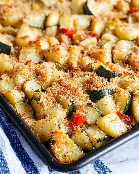 Potato Zucchini Broccoli Bake