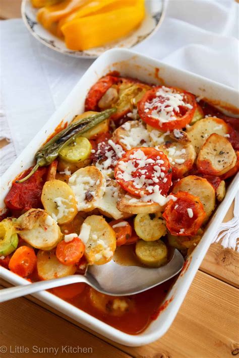 Potatoes Vegetable Bake