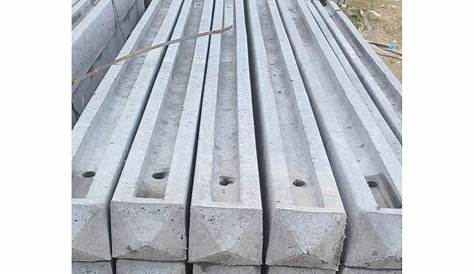 Poteau beton rainure pas cher