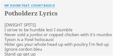 Potholderz Lyrics