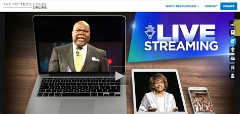 potter's house live stream td jakes