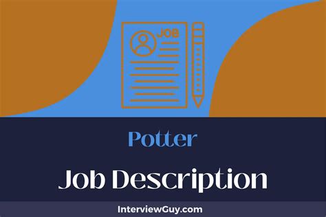 Potter Job Description