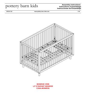 Pottery Barn Crib Assembly Instructions
