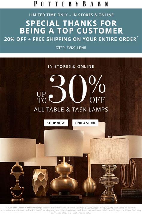 Pottery Barn Discount Code March 2022