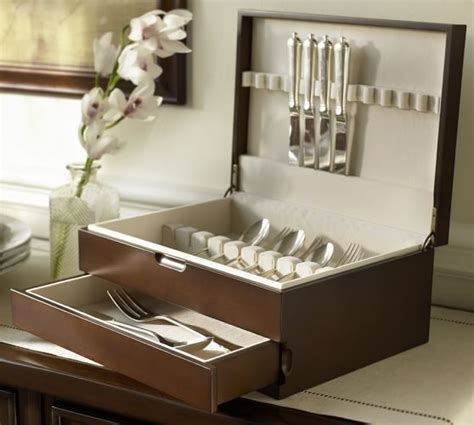 Pottery Barn Flatware Storage Box