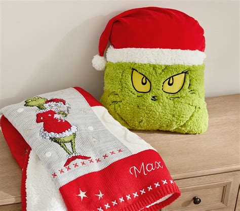 Pottery Barn Grinch Throw