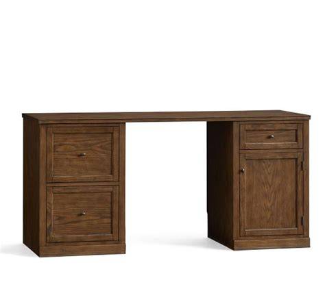 Pottery Barn Logan Collection 1 desk, 2 hutches & 2 bases with doors