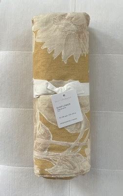 Pottery Barn Sunflower Table Throw