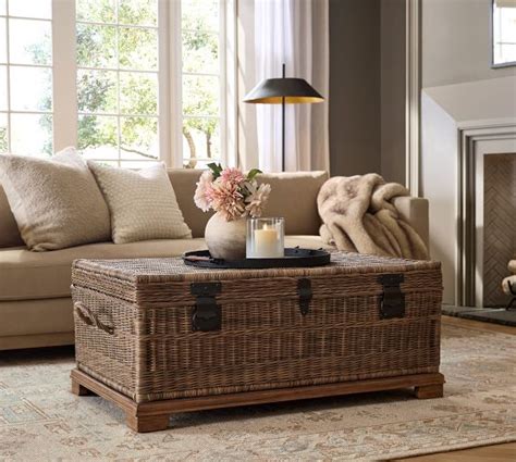 Pottery Barn Wicker Chests