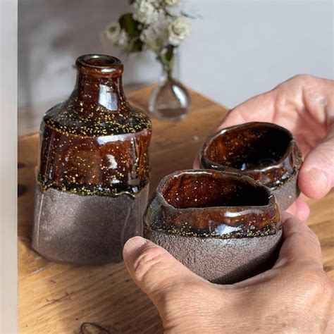 Pottery Handmade Sake Set