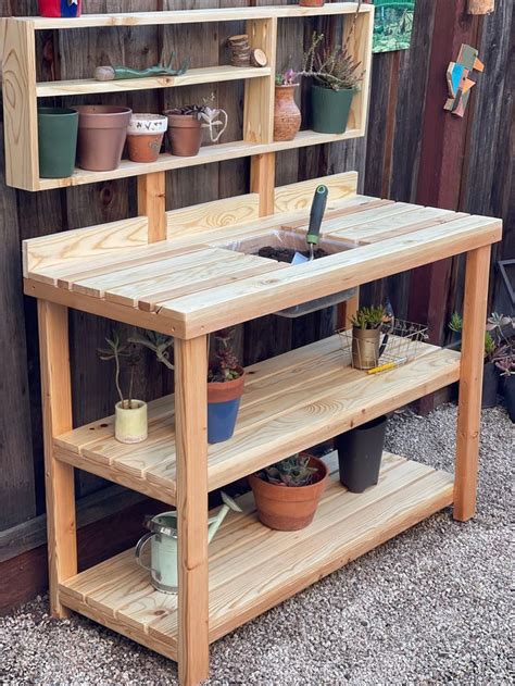 Potting Bench For Vegetables