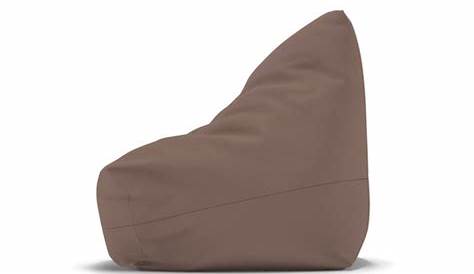 Pouf Poire Taupe SIDE Imperméable 90x110 Cm Achat / Vente