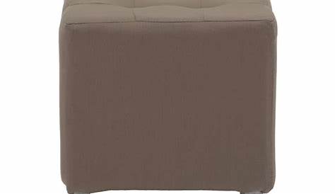 Pouf tricot taupe elisa ∅ 40cm Vente de Pouf Conforama