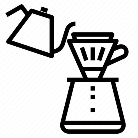 Pour Over Coffee Maker Icon Vector Stock Vector (Royalty Free) 483255652