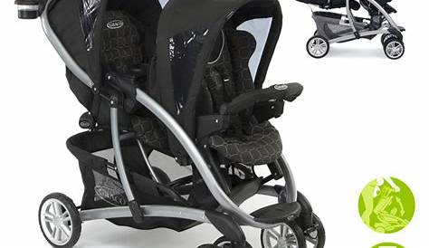 GRACO Poussette double Quattro Duo avec 2 Coques Junior