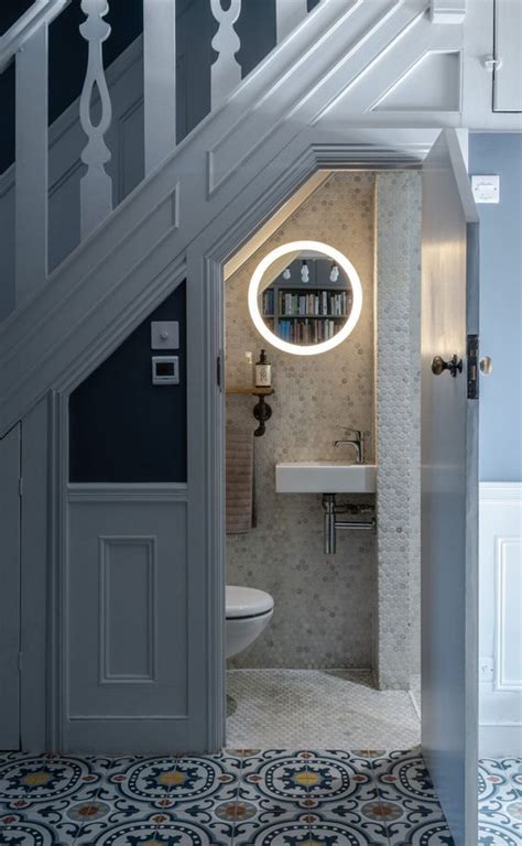 25 Marvelous Bathroom Under the Stairs For Unique Design Ideas