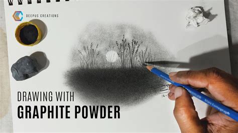 Powdered Graphite Drawing