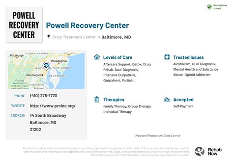 powell recovery phone number