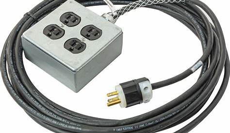 Power Plug Extension Box BOX OF EXTENSION CORDS AND FOUR PLUG POWERBOX WITH