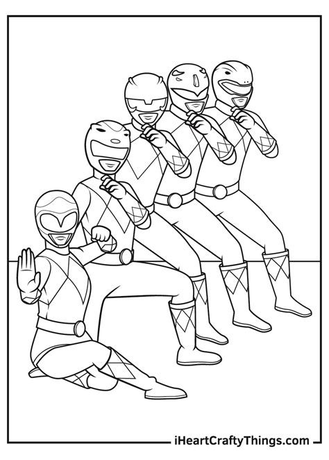 Power Ranger Coloring Pages: A Fun Activity For Kids