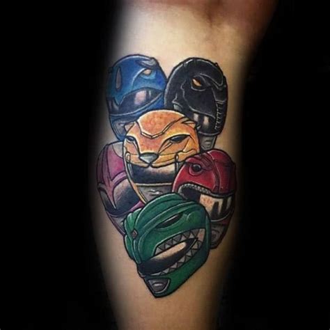 Powerful Power Ranger Tattoo Designs References