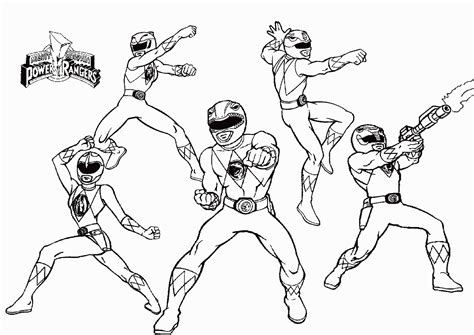 Power Rangers Mighty Morphin Coloring Pages: A Fun And Creative Way To Spend Your Time