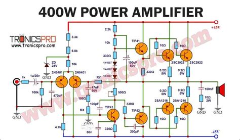 Power Amp In Audio Amplifier