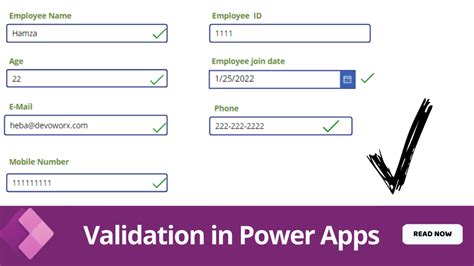 power apps address validation