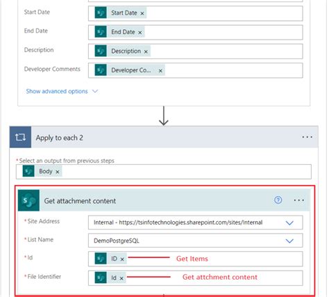 power automate copy sharepoint list item with attachment