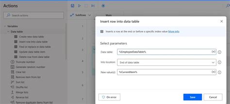 power automate desktop get data from excel table
