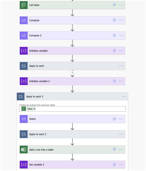 power automate extract data from excel to excel