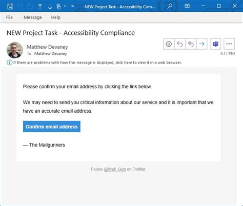 power automate html email