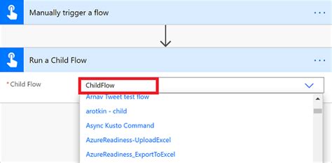 power automate run child flow async