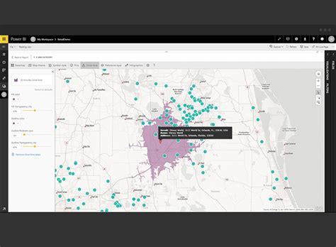 power bi arcgis map zip code