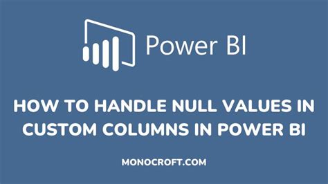 Power Bi Do Not Count Null Values