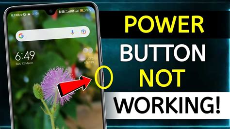power button not working how to switch on phone android