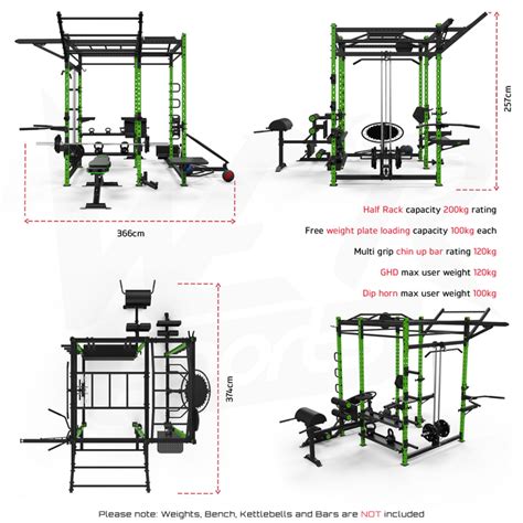 Power Cage Rack Dimensions