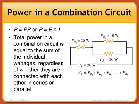 power calculation in parallel circuit