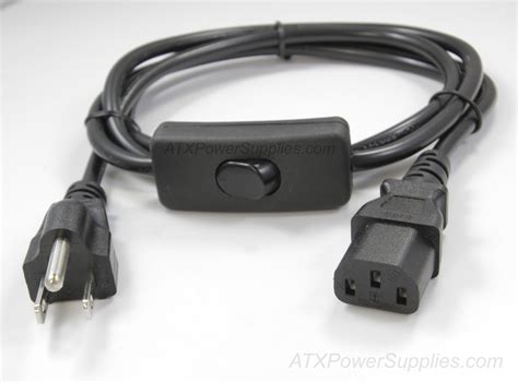 Power Cord With Inline Switch