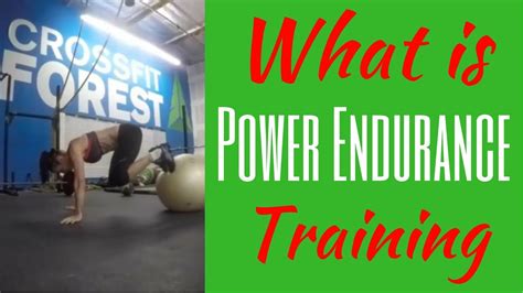 Power Endurance Workout