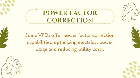 Power Factor Correction Variable Frequency Drives
