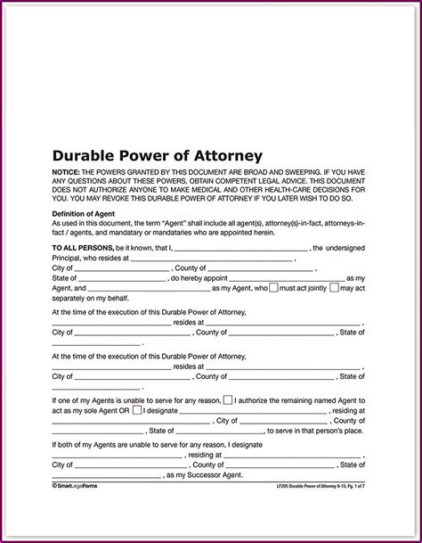 power of attorney for incarcerated spouse
