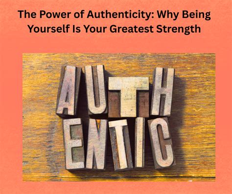 power of authenticity
