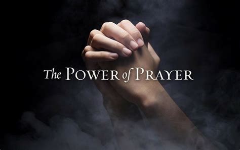 power of prayer
