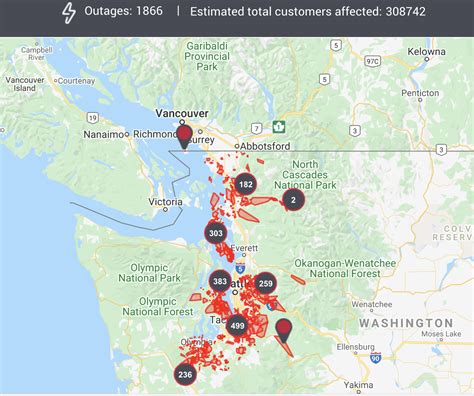 power outage in gig harbor wa