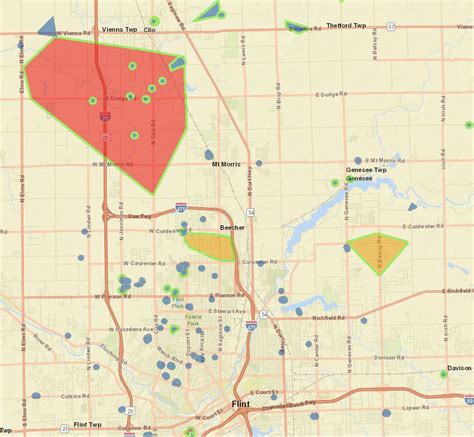 power outage map genesee county