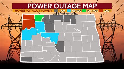 power outages north dakota