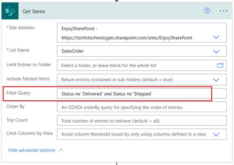 Power Query Is Not Equal To